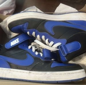 Nike mid blue/black